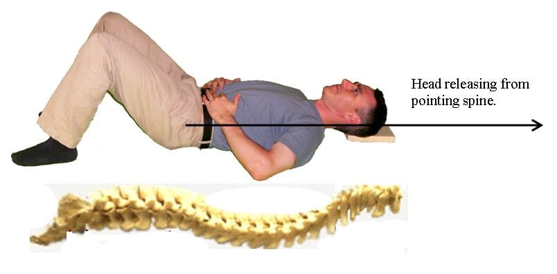 Lying Down Spine Pointing